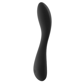 Smukły Manuel - elastyczny wibrator punktu G, miękki i delikatny w dotyku, 19,5 cm, płynny silikon